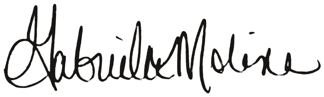 Gabrielle Molina's signature